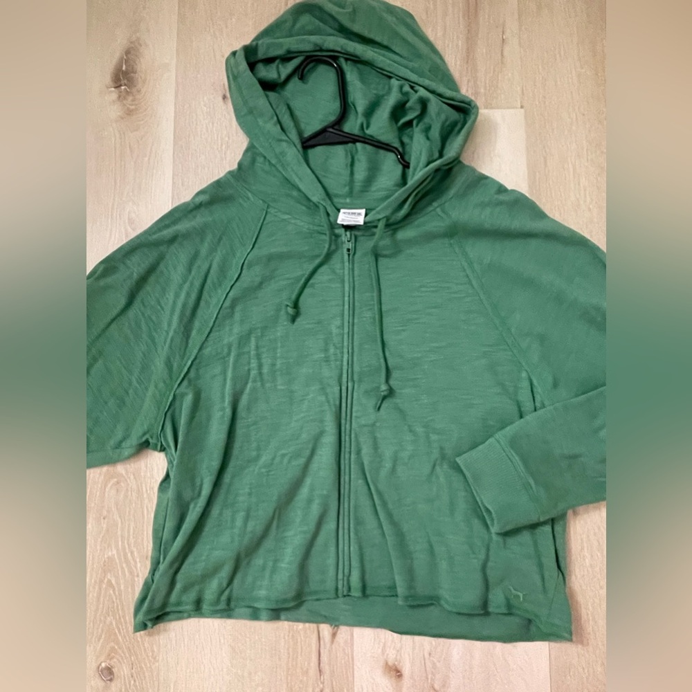 Victorias Secret Pink Cropped Hoodie